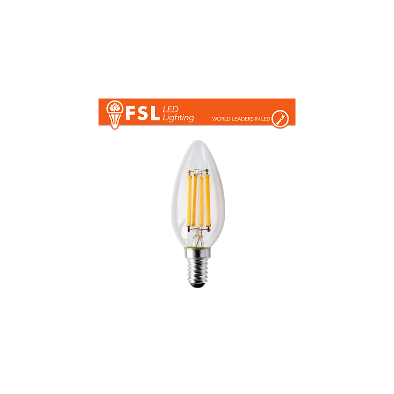 Lampada Filamento Oliva - 4W 2700K E14 470LM