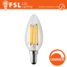 Lampada Filamento Oliva - 4W 2700K E14 400LM Dimmerabile