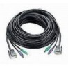 ATEN PS/2 KVM Cable, 10m cavo per tastiera, video e mouse Nero