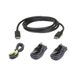 ATEN Kit cavo KVM di sicurezza USB DisplayPort da 3 M