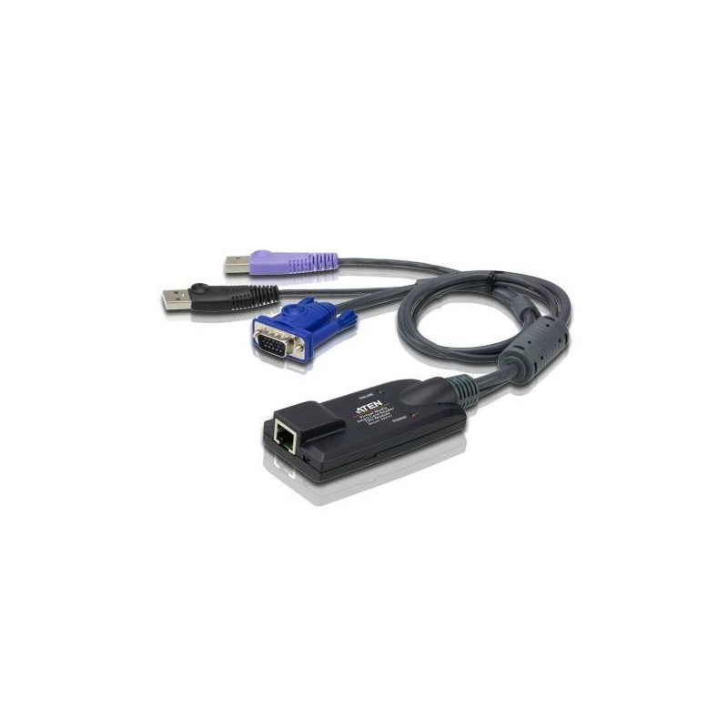 Aten USB - VGA to Cat5e/6 KVM Adapter Cable (CPU Module), with Smart 