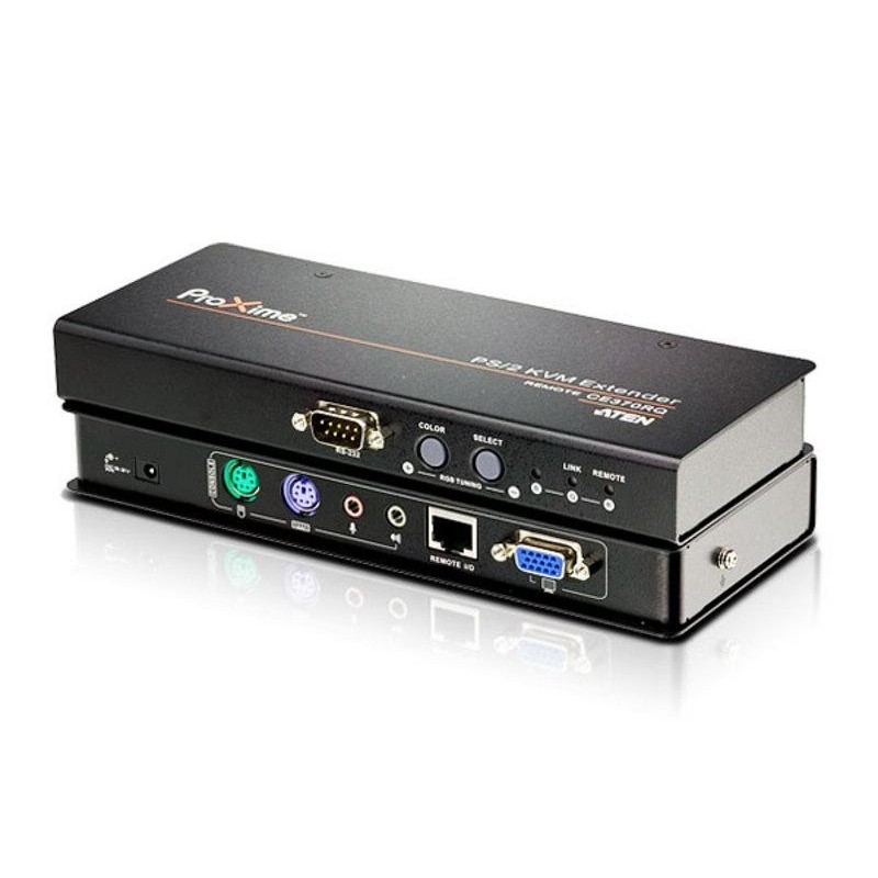 ATEN PS2 KVM Extender 300M + Deskew, Audio, RS232, 1920 x 1200@60Hz(1