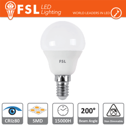 Lampada Sfera - 75W 3000K E14