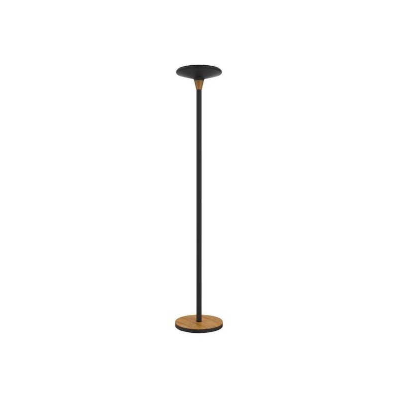 Lampada da terra LED Unilux Black Baly Bamboo - Design elegante in ba