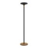 Lampada da terra LED Unilux Black Baly Bamboo - Design elegante in ba