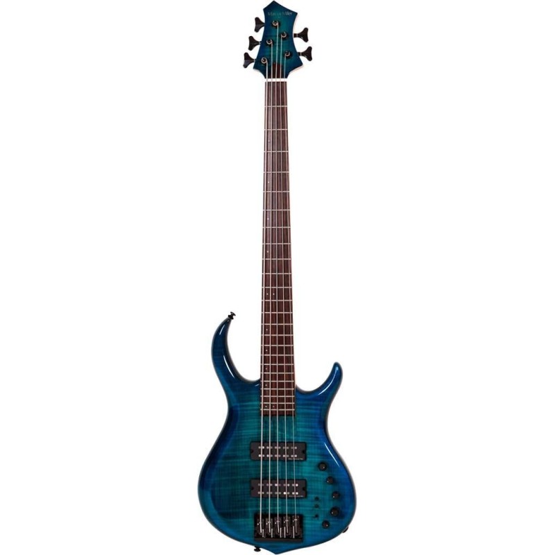 M7 ALDER-5 FRETLESS (2ND GEN) TBL TRANS BLUE