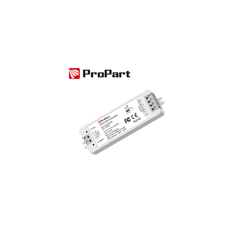 Ricevitore DIM + pulsante 12/24V DC 3CH4A RF24G