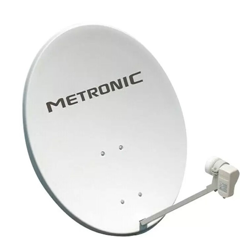 KIT PARABOLICA METRONICA &Oslash; 60CM PER RICEVERE CANALI SATELLITARI LIBE