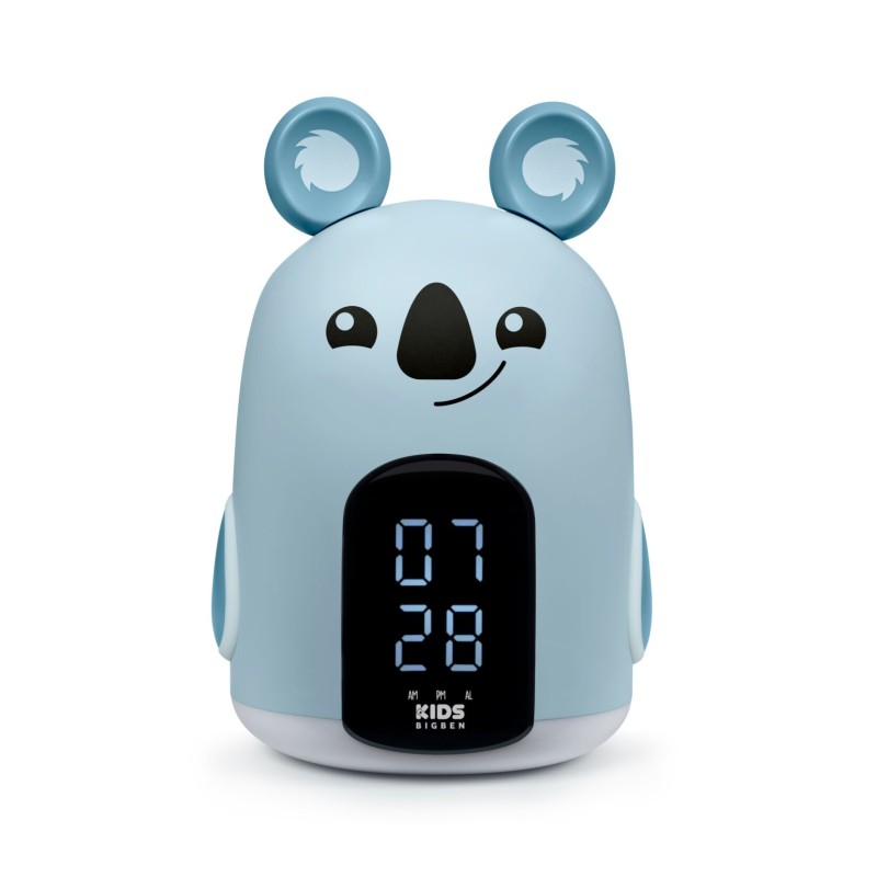 SVEGLIA BIGBEN KIDS CON LUCE NOTTURNA CON TRE SUONI DI KOALA BLU RKID