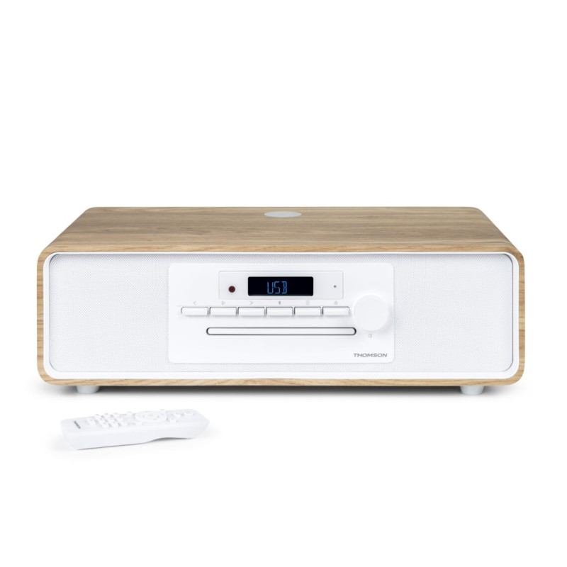 THOMSON MICRO IMPIANTO SONORO RADIO BT FM/CD/MP3/USB 50W BIANCO MIC30