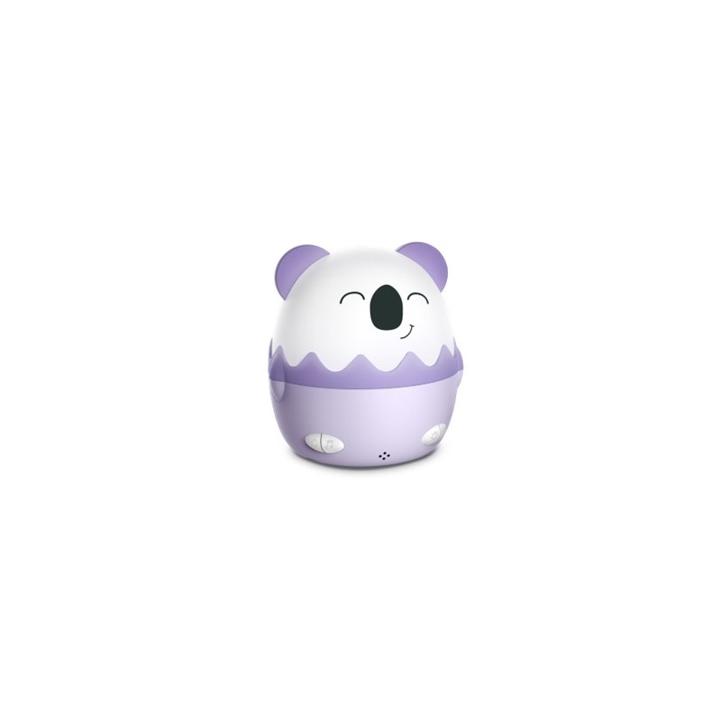 LUCE NOTTURNA BIGBEN KIDS VIOLET KOALA CON PROIEZIONE A 360&ordm; CON MUS