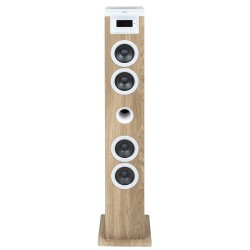 THOMSON SOUND TOWER 60W CD USB SD RADIO AUX MANDO LEGNO/BIANCO DS121CD