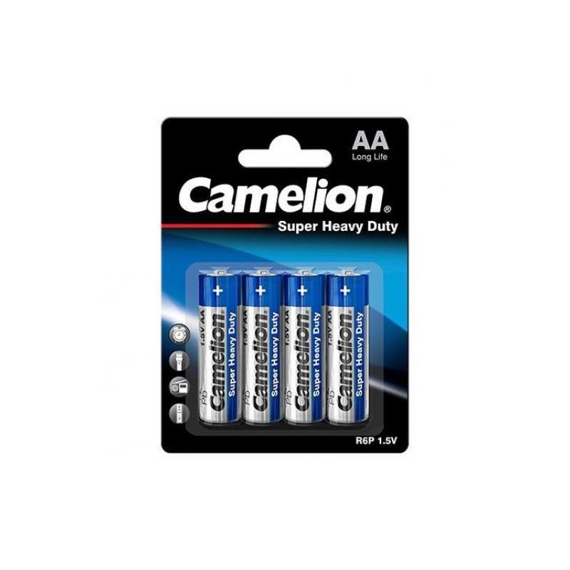 Batteria Camelion Super Heavy Duty Blue LR6 Mignon AA (4 pz.)