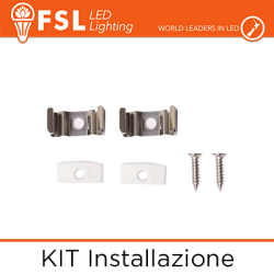 KIT Installazione per Profilo a U