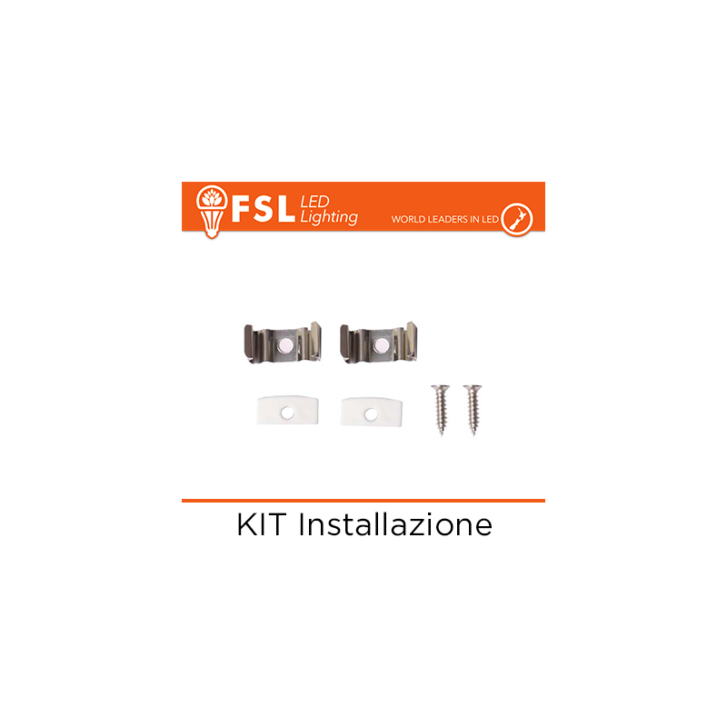 KIT Installazione per Profilo a U