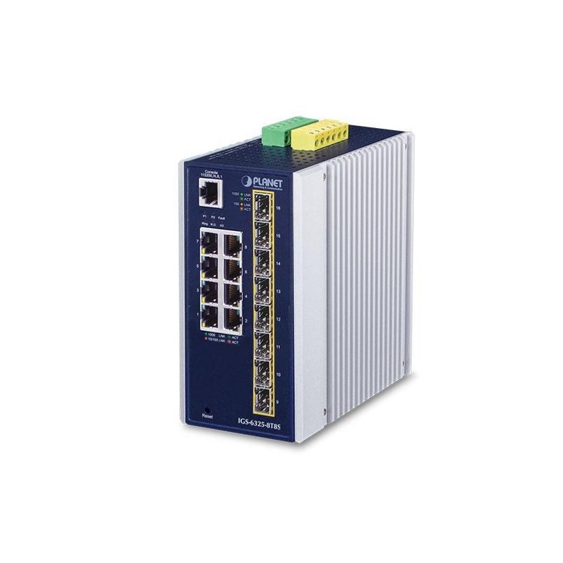 IP30 Industrial L3 8-Port