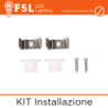 KIT Installazione per Profilo ad Incasso