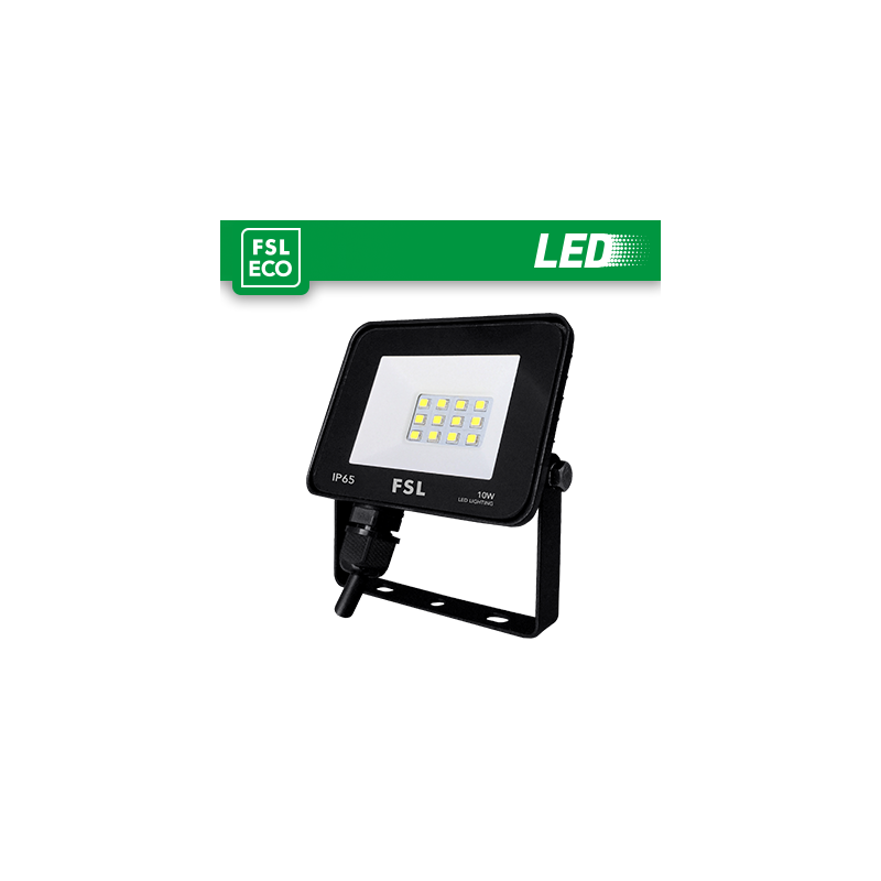 Proiettore per esterni Nero 10W - IP65 120Â° 4000K