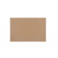 Bi-Office Cork Noticeboard Pine Wood Frame 900x600mm - MC070012010