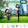 Faretto da giardino con picchetto 9W 3000K IP65 24Â°