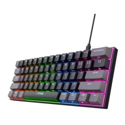 Trust GXT 867 Acira tastiera (GXT867 Acira 60% Mini Gaming Keyboard U