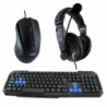 Game pack 3GO COMBODRILEH2 Qwerty in Spagnolo Nero Multicolore