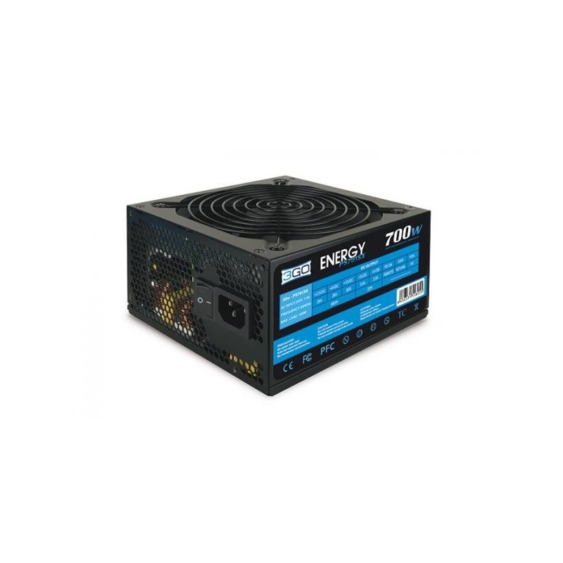 Alimentatore 3GO PS701SX 700 W PPFC (4XSATA + 12 CM + PCIX6 + 2 pin)