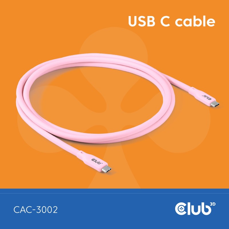 CLUB3D CAC-3002 cavo USB USB4 Gen 3x2 2 m USB C