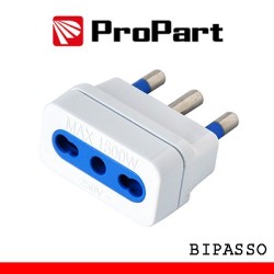 Adattatore bipasso spina16A