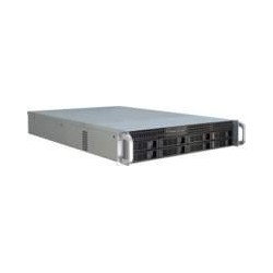 Alloggiamento 19&#039;&#039; IPC 2HU-2408 Rack 2U, nero, senza alimentatore, 2x