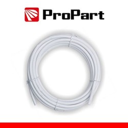 Rotolo cavo elettrico tripolare 25m H05VV-F3G 10mm bianco