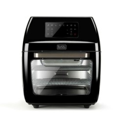 Black+Decker BXAFO1200E - Friggitrice e forno ad aria calda, 1700 W, 