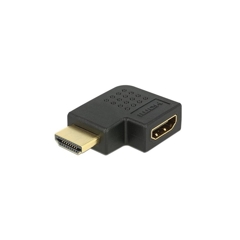 Adattatore piatto Spina HDMI19PIN 90Â°âPresa HDMI19PINdor