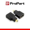 Adattatore Spina HDMI Microtipo D-Presa HDMI 19PIN dorat