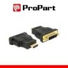 Adatt Spina HDMI19PIN-Presa DVI-D Dual Link24+5 dorato