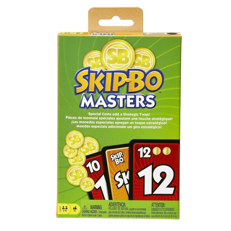 Games HJR21 gioco da tavolo Skip-Bo Masters Carta da gioco