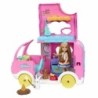 Baby doll Barbie Chelsea motorhome barbie car box