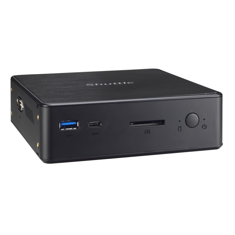 Shuttle NC10U3 barebone per PC/stazione di lavoro Nero i3-8145U Intel