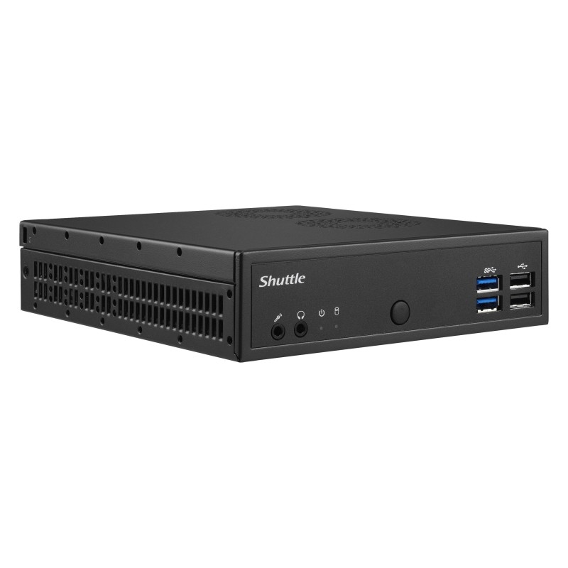 Shuttle DH02U barebone per PC/stazione di lavoro 1.35L sized PC Nero 