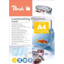 Peach 510621 pellicola per plastificatrice 100 pz