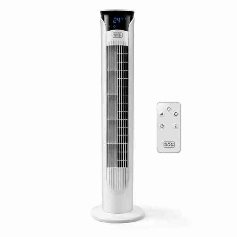 Black+Decker BXEFT48E - Ventilatore a torre oscillante digitale