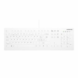 CHERRY AK-C8112 tastiera USB QWERTZ Svizzere Bianco