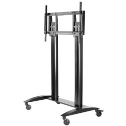 Peerless SR598 carrello e supporto multimediale Nero Pannello piatto 