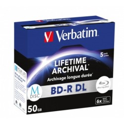 Verbatim MDISC BD-R DL 50 GB 5 pz