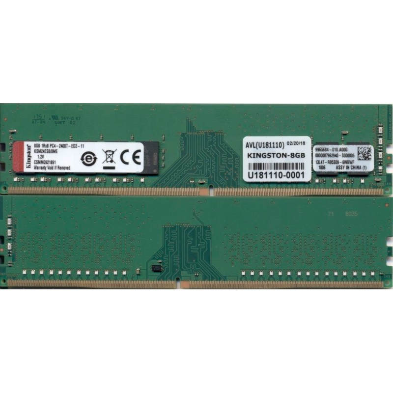 Kingston Technology KSM24ES8/8ME memoria 8 GB 1 x 8 GB DDR4 2400 MHz 