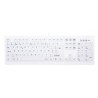 CHERRY AK-C8100F-U1-W/BE tastiera Medico USB AZERTY Belga Bianco