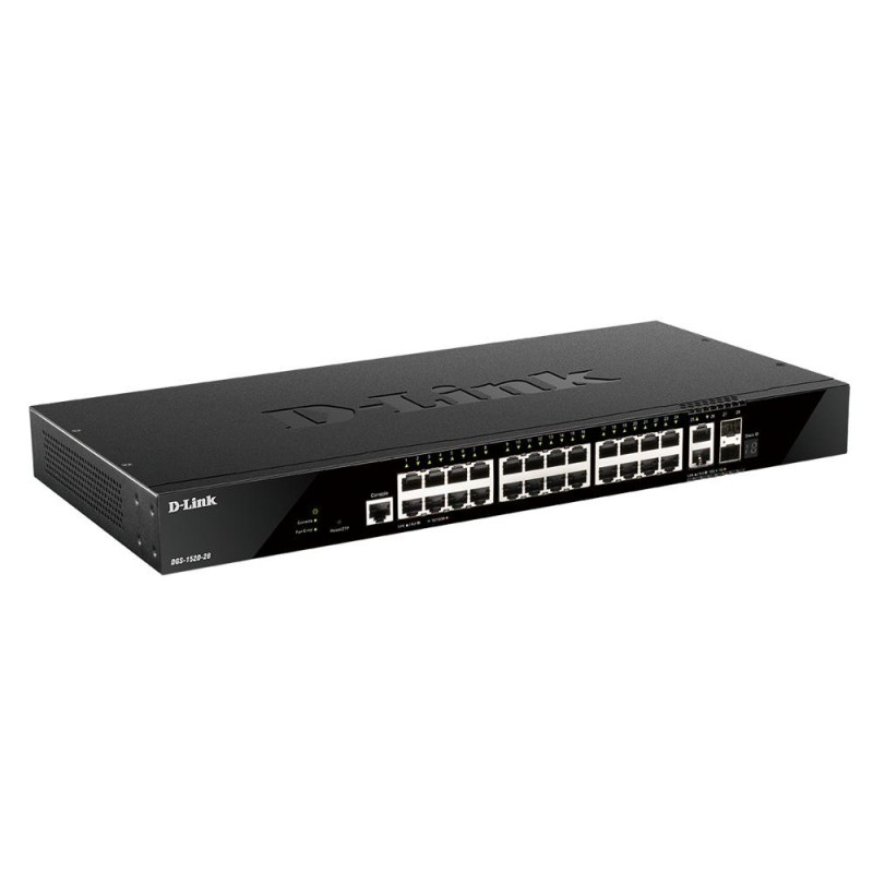 Switch D-Link 24G 2XG 2SFP+ gestito 24x10/100/1000 2x10G 2xSFP+