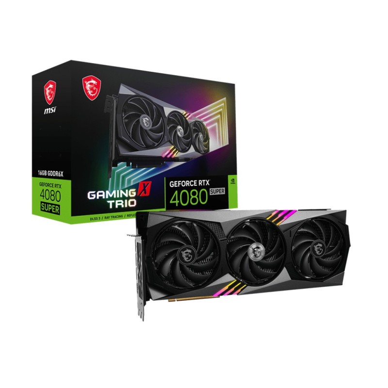 MSI GeForce RTX 4080 SUPER 16G GAMING X TRIO NVIDIA 16 GB GDDR6X