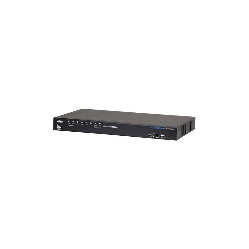 ATEN CS1798 switch per keyboard-video-mouse (kvm) Montaggio rack Nero