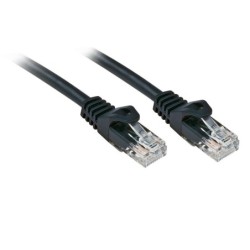 Lindy RJ-45/RJ-45 Cat6 0.3m cavo di rete Nero 0,3 m U/UTP (UTP)